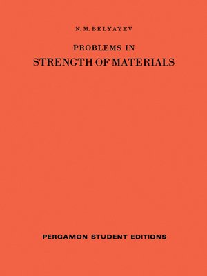 cover image of Problems in Strength of Materials